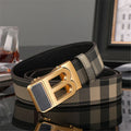 High Quality Leather Belt Men Luxury Brand Designer fashion Canvas Belts for Men Strap Male Metal Automatic Buckle Belt