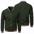 Jacket trend men's new autumn-winter style European casual coat fashionable trendy outerwear men's top thin jacket - New0001