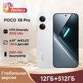 Global Version POCO X8 Pro Smartphone MTK Dimensity 8500-Ultra 6500mAh Battery 6.59" 1.5K 120Hz AMOLED Display 50MP Camera