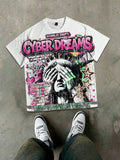 2026 Summer Men's T-shirt with 3D Print Breathable Lightweight Comfortable for Roller Skating and Hip Hop Men's T-shirt