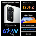 Xiaomi Redmi Note 11 Pro 8GB 256GB 108MP Camera 5G Smartphone MTK Helio G96 Octa Core 120Hz Display NFC Global Rom