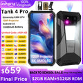 Unihertz by 8849 Tank 4 Pro 5G Phone Built-in 720P Projector Dimensity 8300 16GB/18GB 3k AMOLED 11600mAh IP68/IP69