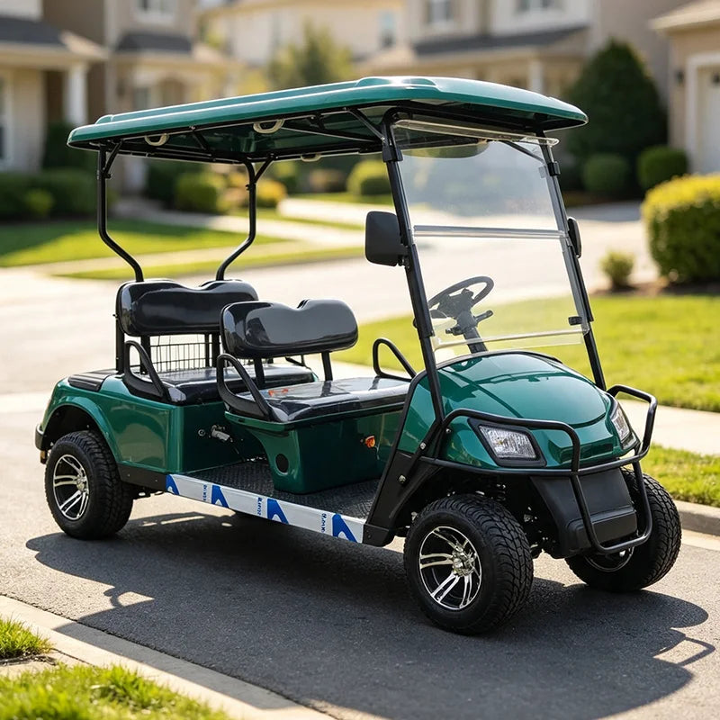 Hot Selling 4/6/8 Seater Electric Four-wheel Golf Carts Ideal Electric Sightseeing Vehicles Tourist Electric Bus
