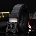 High Quality Leather Belt Men Luxury Brand Designer fashion Canvas Belts for Men Strap Male Metal Automatic Buckle Belt