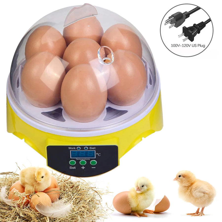 Intelligent Small-Sized 7-Piece Automatic Constant Temperature Incubator For Incubating Chickens, Ducks And Quails.