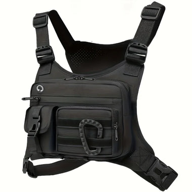 Tactical Outdoor Chest Bag Unisex Running Cycling EDC Vest Workouts Sports Chest Pack Rig for Men And Women