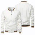 Jacket trend men's new autumn-winter style European casual coat fashionable trendy outerwear men's top thin jacket - New0001