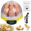 Intelligent Small-Sized 7-Piece Automatic Constant Temperature Incubator For Incubating Chickens, Ducks And Quails.