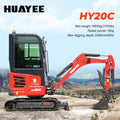 2-Ton Mini Excavator (Powered by Kubota Engine) — Equipped with Cab; Customization Available.