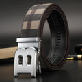 High Quality Leather Belt Men Luxury Brand Designer fashion Canvas Belts for Men Strap Male Metal Automatic Buckle Belt