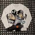 Y2k Tees Tops Aesthetic Streetwear Graphic Crop Tops Gothic Punk Printing Slim Baby Tees Cool Girls Fairy Print Women Clothing