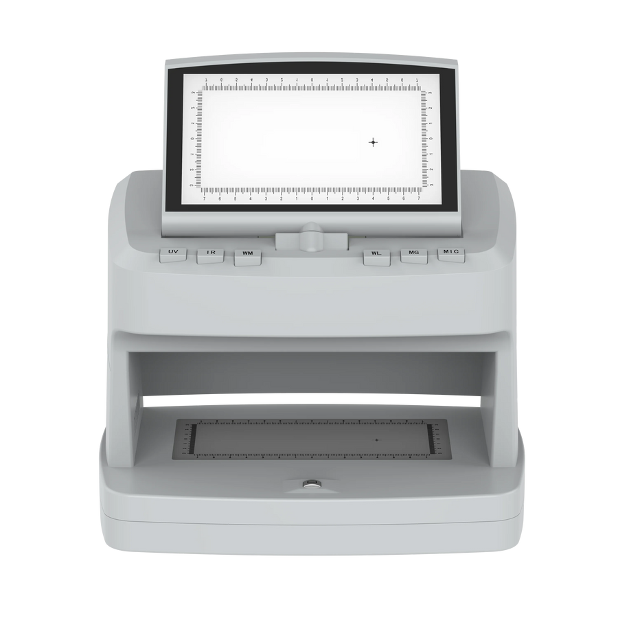 Détecteur de faux billets haute qualité portable professionnel machine de dépôt d'argent écran LCD technologie multi-détection plastique