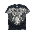 Summer Men's Breathable Round Neck T-shirt Y2K Retro Clothing Punk Hip Hop Pattern Printed Outdoor Fashion Top