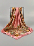 1pc Women's Multicolor Paisley And Paisley Pattern Woven Printed Scarf Shawl, Stylish Headwrap Travel, Party And Evening Events