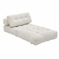 Folding Sofa Bed Convertible Sleeper Chair 1 Seat Floor Sofa Lounge with Back Support Pillow for Living Room Bedroom Guest Room