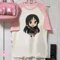 K-on t-shirts women comic t shirt female designer funny graphic clothes