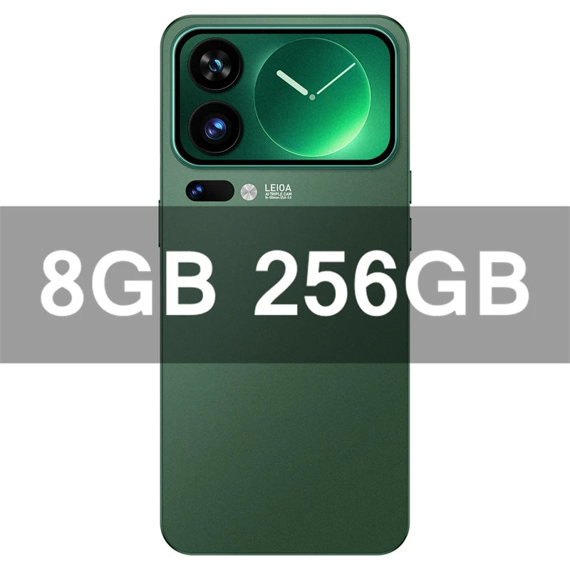2026 New M17 pro max Global version smartphone SIM 5G phone 7.3inch HD 10core dual 8000mAh unlock Android14 Snapdragon 8gen3 pho