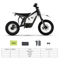 Electric Bike VIPCOO H2 3500W 48V 23AH Electric Motorcycle 12/14" Fat Tire Dirt Bike for Teenagers and Adults