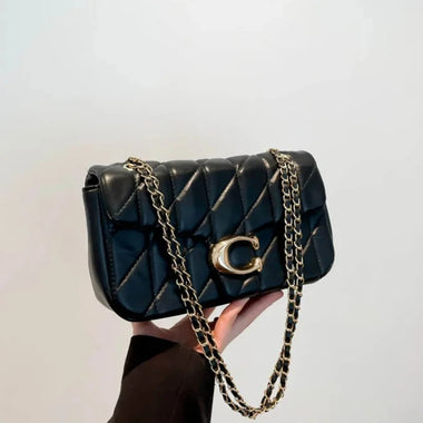 2025Small Fragrant Wind Bag Handbag Rhombic Chain Bag 2026 New One-shoulder Messenger Bag Joker High Sense Small Square Bag Tide
