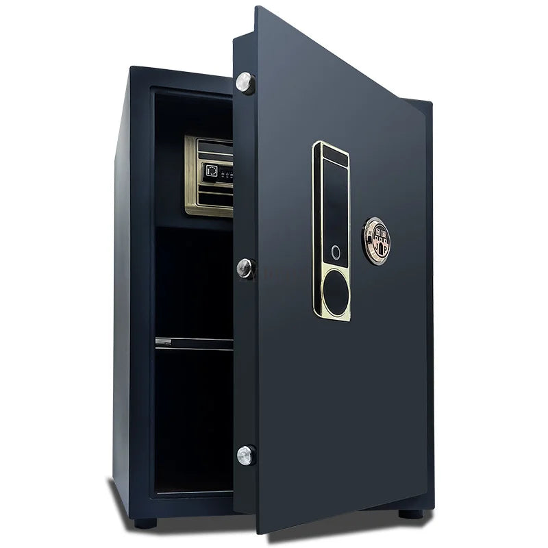Household 70cm small all-steel large-capacity safe, smart fingerprint mechanical password, bank financial safe deposit box
