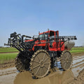 Paddy Field Self Propelled Boom Sprayer High Clearance Agriculture Machine Dual Liquid Fertilizer Tank Farming Asset