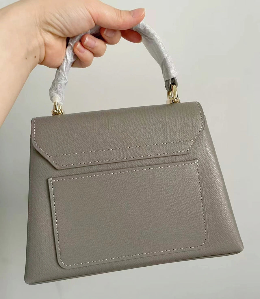 New Fashion Women Mini Genuine Leather Handbag Shoulder Crossbody Bag Casual Daily Commuter Ladies Messenger Bag