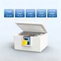 Waterbed Egg Incubator Provides Precise Temperature Control For Bird Eggs Hatching With Digital Display Automatic Turning System