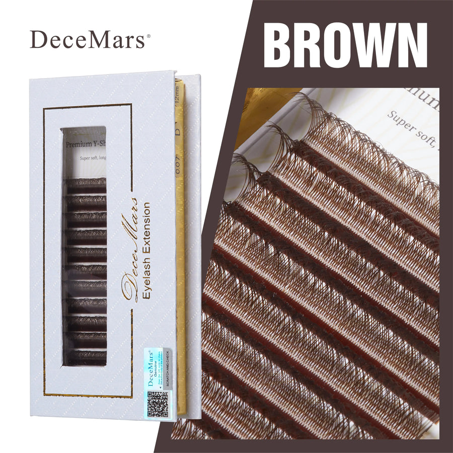 DeceMars YY Eyelash Extension 6mm-18mm Length Black