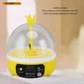 Mini home egg incubator Automatic temperature and humidity control 4 eggs Candler poultry incubator