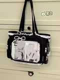 Ballet Girl Large Appetite Itabag Japanese Two-Dimension Single Shoulder Crossbody Bag Gift For Friends Women'S Handbag
