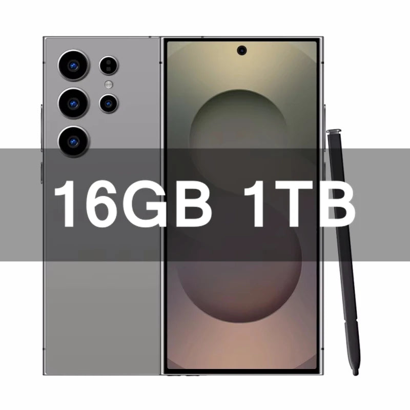 2025 New Global version S25 Ultra smartphone 7.3inch HD Android14 Snapdragon 8gen3 10core dual SIM 5G phone 8000mAh unlock phone