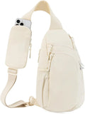 Sling Bag Nylon Crossbody Bags For Women with Anti-theft RFID Blocking Pocket Cross Body Purse Adjustable Shoulder Strap