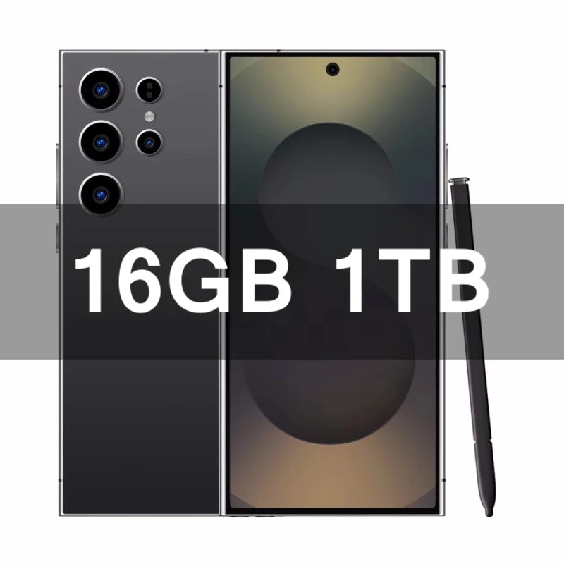 2025 New Global version S25 Ultra smartphone 7.3inch HD Android14 Snapdragon 8gen3 10core dual SIM 5G phone 8000mAh unlock phone