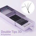 DIYDAY W Shape Eyelash Extension 3d 4d 5d 6d 7d 8d W-Shaped Eyelashes Premade Fans Individual BASF Mink Faux Lashes