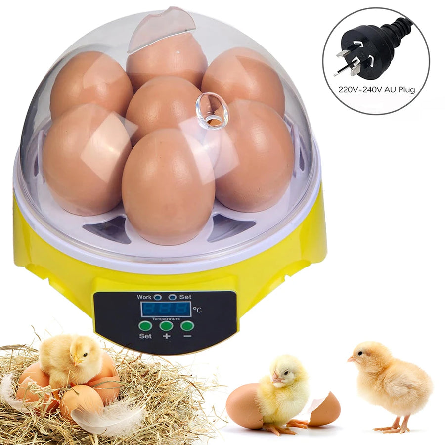 Intelligent Small-Sized 7-Piece Automatic Constant Temperature Incubator For Incubating Chickens, Ducks And Quails.