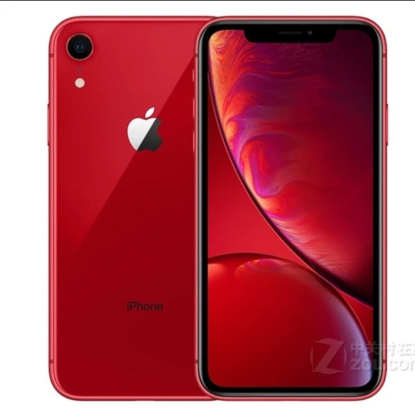 هاتف Apple iPhone XR 3G 4G LTE محمول أصلي مفتوح معرف الوجه 6.1 بوصة Retina12MP IOS هاتف محمول