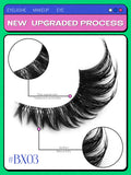 Veltrinay Fake Lashes Cat Eye Lashes Faux Mink Eyelashes Clear Band Lashes Natural Look Wispy Mink Eyelashes False Lashes Makeup