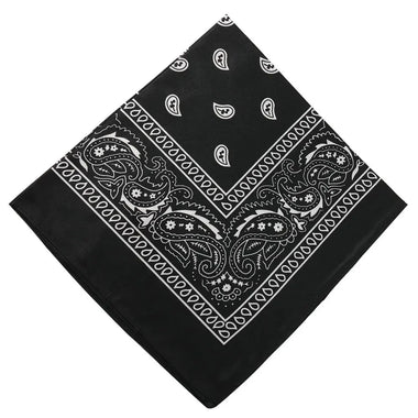 Classic Paisley Bandana Square Head Scarf, Multi-Use Sports Cycling Neck Face Wrap, Portable Street Aesthetic Accessory for Outdoor Daily Styling