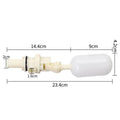 For Farm Livestock 1/2" Cattle Water Float Valve Auto Water Bowl Horse Goat Sheep Pig Dog Trough Anti-Corrosion Durable Supplies