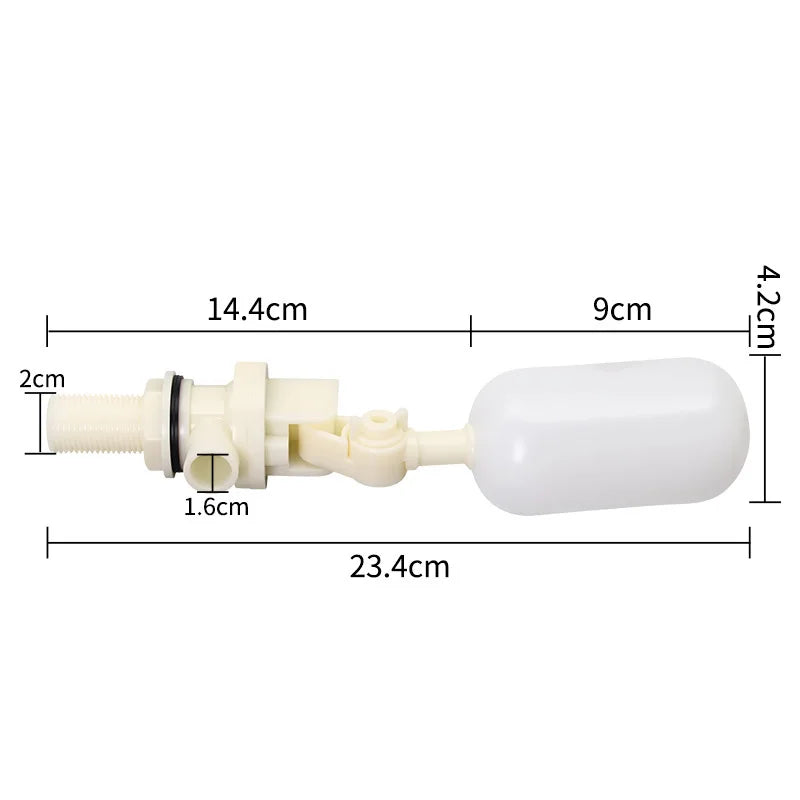 For Farm Livestock 1/2" Cattle Water Float Valve Auto Water Bowl Horse Goat Sheep Pig Dog Trough Anti-Corrosion Durable Supplies