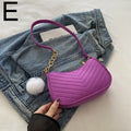 Mini Women Shoulder Bags Fashion Felt Women's Bag Design Advanced Underarm Handbags Mini Saddle Bag
