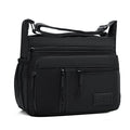 Fashion Women's Crossbody Bag Multi-Pockets High-Quality Waterproof Nylon Large Capacity Shoulder Messenger Handbag