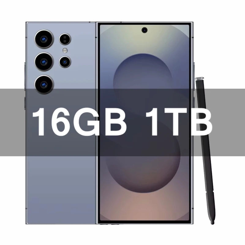 2025 New Global version S25 Ultra smartphone 7.3inch HD Android14 Snapdragon 8gen3 10core dual SIM 5G phone 8000mAh unlock phone