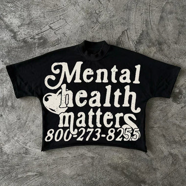 Harajuku Letter Graphic T Shirts Y2k Tops Men Women High Street Oversized T Shirt Pro Choice Streetwear Vintage Tee Clothing