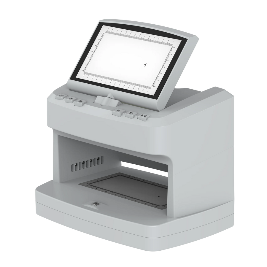 Détecteur de faux billets haute qualité portable professionnel machine de dépôt d'argent écran LCD technologie multi-détection plastique