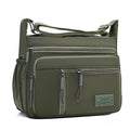 Fashion Women's Crossbody Bag Multi-Pockets High-Quality Waterproof Nylon Large Capacity Shoulder Messenger Handbag