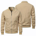 Jacket trend men's new autumn-winter style European casual coat fashionable trendy outerwear men's top thin jacket - New0001