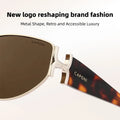 CAPONI Luxury Women Polarized Sunglasses Vintage Acetate Outdoor Original Design Eyewear UV400 Protection Brown Shade CP34020