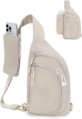 Sling Bag Nylon Crossbody Bags For Women with Anti-theft RFID Blocking Pocket Cross Body Purse Adjustable Shoulder Strap