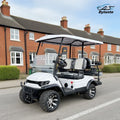 China New 2+2 Seat Electric Car Low Speed Electric Off-Road Vehicle Folding Seat Golf Cart Equipped With 48V 60V 72V Battery